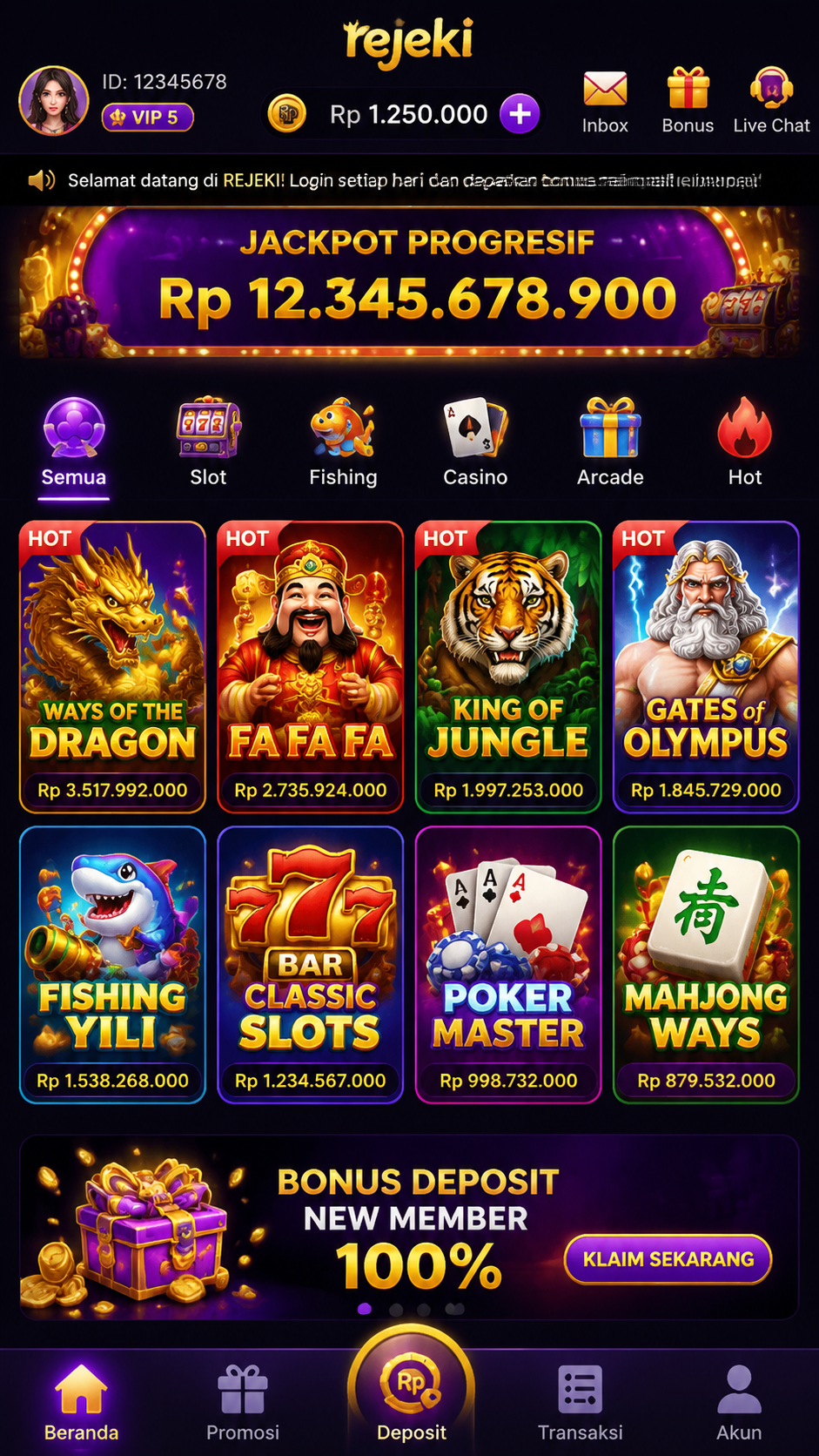 Screenshot 1 rejeki