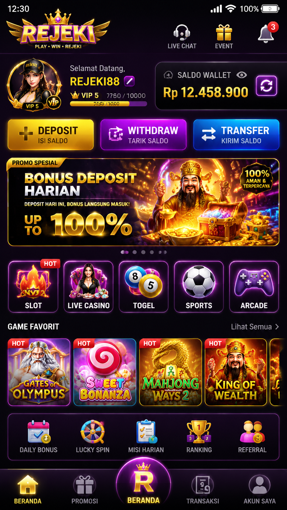 Screenshot 3 rejeki